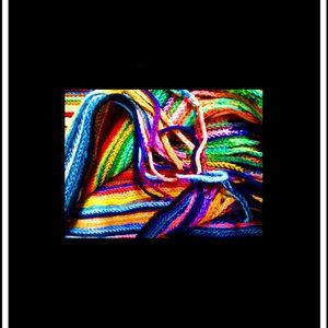 New rare & Unique "Color Palette" Italian Scarf